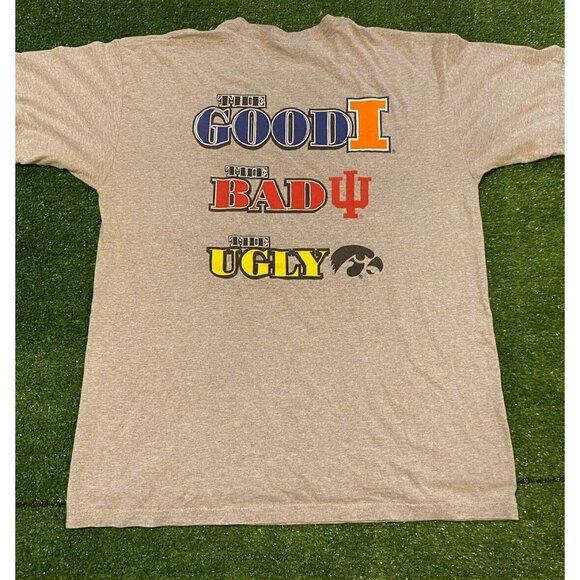 Vintage Illinois Fighting Illini shirt mens large Y2K Rivalry unisex adult N - Picture 5 of 9